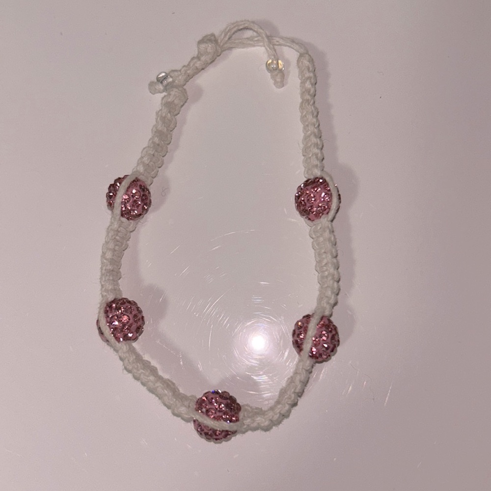 (3 for $10) Pink Beaded Bracelet